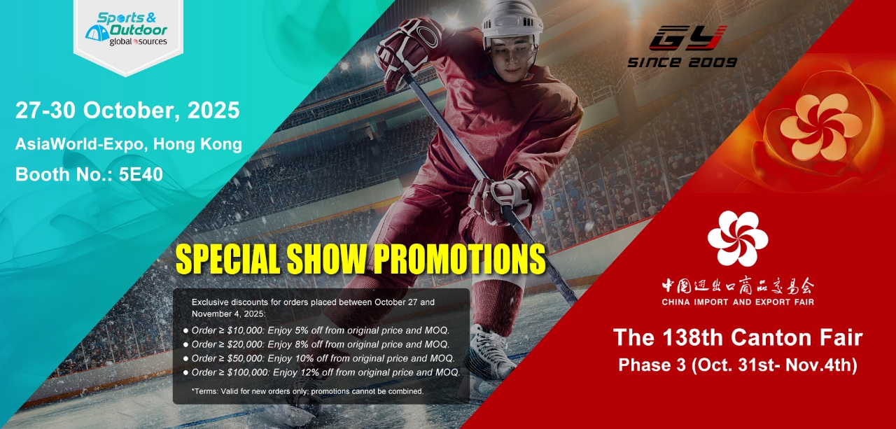 GY Sports to Showcase Innovative Protective Gear at Hong Kong Exhibition, Offering Exclusive Show Promotions