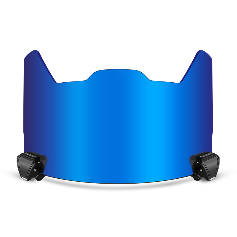 Blue-Purple American Football Visor For Senior