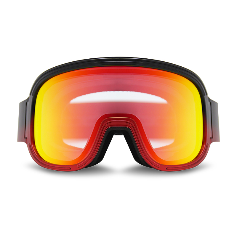 Two-Tone Painted Frame Ski Goggles